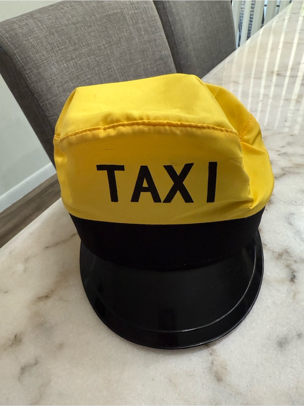 Yellow & Black TAXI Cab Hat - Halloween Costume/ Themed Party Hat